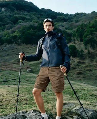 NBBEAR Men's Tactical Cargo Shorts Outdoor Lightweight Stretch Breathable Work Hiking with Multi Pockets